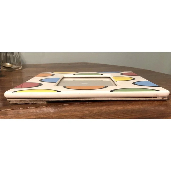 Burton + BURTON Ceramic Colorful Circles 4" x 6"  Picture  8 X 9 Frame - Picture 10 of 10